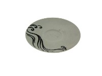 黑彩寫意海濤紋杯碟（多組）藏品圖，第9張