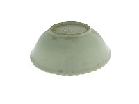 青花彩繪模壓鶴紋花口深腹碗、彩繪寫意山水紋輪花口深腹碗、彩繪寫意山水紋深腹碗藏品圖，第2張