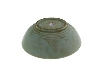 青花彩繪模壓鶴紋花口深腹碗、彩繪寫意山水紋輪花口深腹碗、彩繪寫意山水紋深腹碗藏品圖，第6張