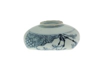 青花錦地庭院紋方型斂口碗（多組）藏品圖，第1張