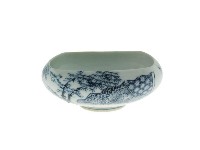 青花錦地庭院紋方型斂口碗（多組）藏品圖，第4張