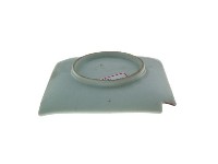 釉裡紅錦地紋變形角小型盤（多組）藏品圖，第2張