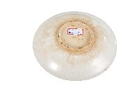 黑彩印花花草紋白地瓷盤藏品圖，第2張