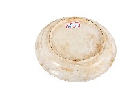 府徽章款白地瓷盤藏品圖，第2張