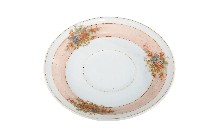 印花彩繪花束紋瓷盤藏品圖，第1張