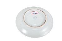 印花彩繪花束紋瓷盤藏品圖，第2張