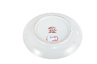 枺茶色印花三桅帆船紋瓷盤藏品圖，第2張