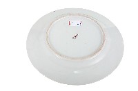 金線圈紋白地瓷盤藏品圖，第2張