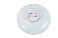 青花曲線蘭花紋盤藏品圖，第2張