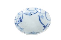 青花曲線蘭花紋盤藏品圖，第1張