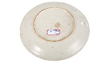 釉上彩繪印花折枝花卉波浪紋盤藏品圖，第2張