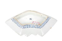 青花山水樓閣襷紋雙結型皿藏品圖，第2張