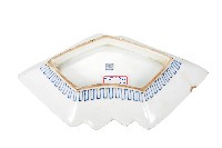 青花山水樓閣襷紋雙結型皿藏品圖，第2張