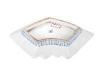 青花山水樓閣襷紋雙結型皿藏品圖，第2張