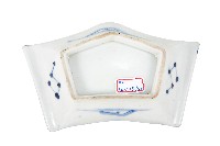 青花舟艇人物飛鳥紋五角變形皿藏品圖，第2張