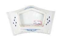 青花舟艇人物飛鳥紋五角變形皿藏品圖，第2張