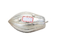 錦綾堂款銀製木瓜形皿藏品圖，第2張
