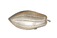 錦綾堂款銀製木瓜形皿藏品圖，第1張