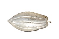 錦綾堂款銀製木瓜形皿藏品圖，第1張