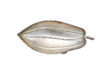 錦綾堂款銀製木瓜形皿藏品圖，第1張