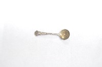 銀質府徽紋圓口小型湯匙藏品圖，第1張