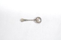 銀質府徽紋圓口小型湯匙藏品圖，第2張