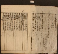 大正十年二月二十一日至五月二日林九牧祖收支簿內頁藏品圖，第2張