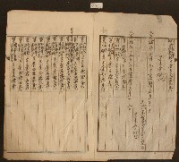 大正十年二月二十一日至五月二日林九牧祖收支簿內頁藏品圖，第2張