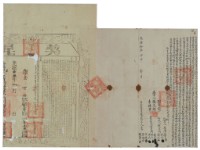 光緒十年李溫柔等三人仝立杜賣盡根田契藏品圖，第2張