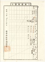 昭和十七年廖田元土地臺帳謄本藏品圖，第1張