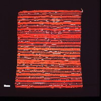 臺灣泰雅族紅蕃布藏品圖，第1張