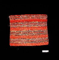 泰雅族紅色線紋綁腿布一對藏品圖，第1張