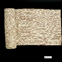 泰雅族褐色橫紋方巾藏品圖，第1張