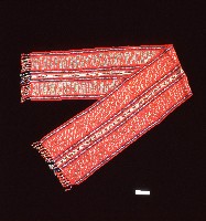 泰雅族織品橫紋腰帶藏品圖，第1張