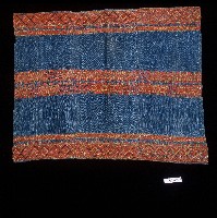 排灣族藍色織品方巾藏品圖，第1張