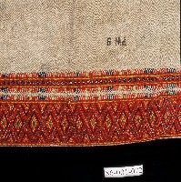 排灣族褐色織品方巾藏品圖，第3張