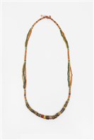 排灣族多彩琉璃珠項鍊藏品圖，第1張