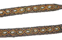 排灣族多色串珠髮帶藏品圖，第1張