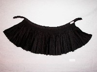 排灣族黑色素面下身半裙藏品圖，第2張