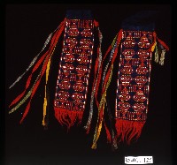 排灣族織紋深色腰帶藏品圖，第2張