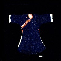 排灣族織紋黑色長衣藏品圖，第3張