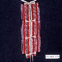 排灣族織紋深色長袖上衣藏品圖，第3張