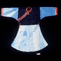 排灣族織紋漢式長衣藏品圖，第1張