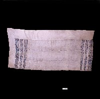 達悟族褐色豎紋腰裙藏品圖，第1張