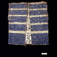 達悟族藍色橫紋無袖上衣藏品圖，第1張