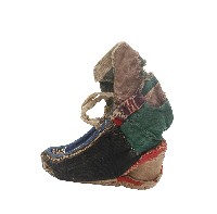 多色拼布加高式三寸金蓮一對藏品圖，第2張