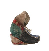 多色拼布加高式三寸金蓮一對藏品圖，第5張