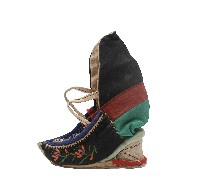 多色拼布加高式三寸金蓮一對藏品圖，第3張