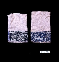 深色繡紋飾褲一對藏品圖，第1張