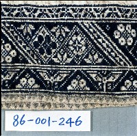 深色繡紋飾褲一對藏品圖，第2張